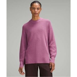 Lululemon Velvet Dust Wool Sweater Size 8